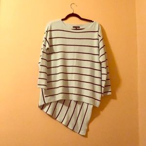 Funsport High-Low Striped Sweater